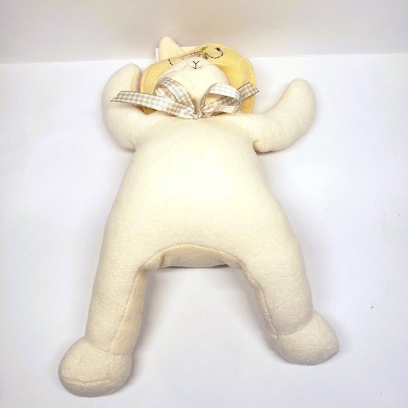 Bunnies By The Bay Hallmark Plush 2002 Baylee Bunny Rabbit Embroidery Flower Tag - Picture 7 of 12